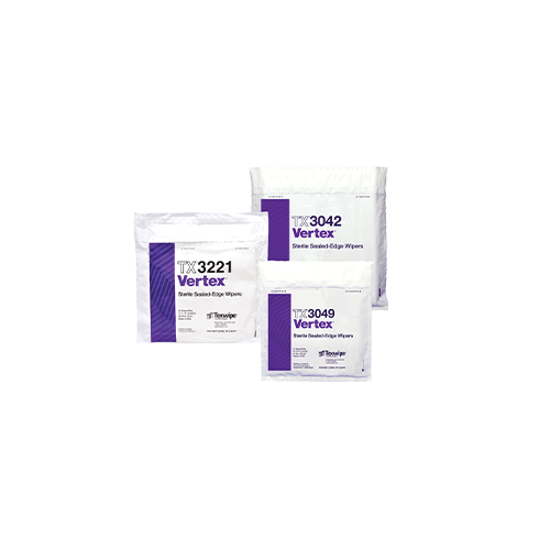 Texwipe European made wipers sterile dry and prewetted