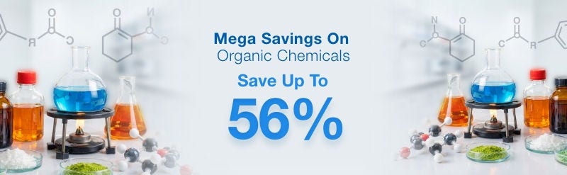Mega Savings On Organic Chemicals