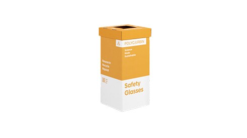 Safety glasses and polycarbonate Carbin 