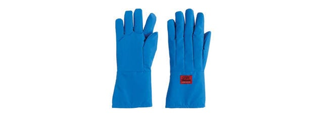 Tempshield™ Cryo-Gloves™ Blue Waterproof Mid-Arm Length Cryogenic Gloves