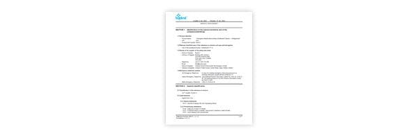 CHEMGENE Ready-to-use Disinfectant (Unfragranced) - Safety Data Sheet