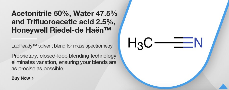 Acetonitrile 50%, Water 47.5 % and Trifluoroacetic acid 2.5%, Honeywell Riedel-de Ha&euml;n&trade;