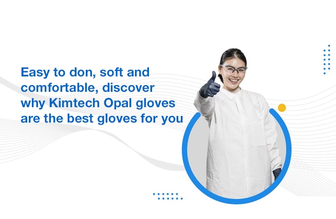 Kimtech™ Opal Nitrile Gloves Comfort Without Compromise